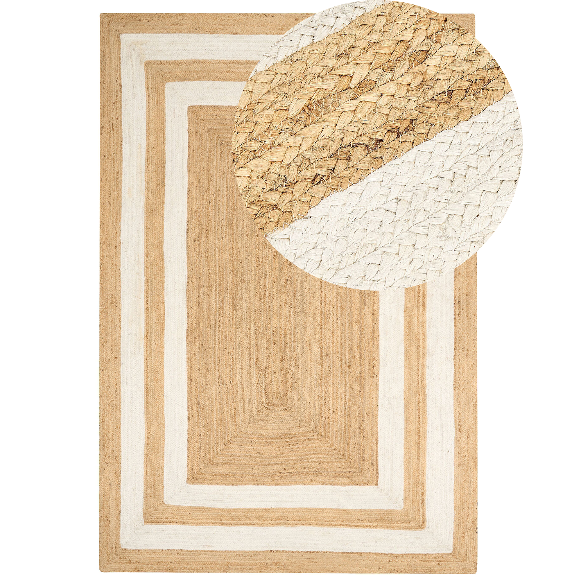 Matto GEMEREK Beige 160 x 230 cm juutti