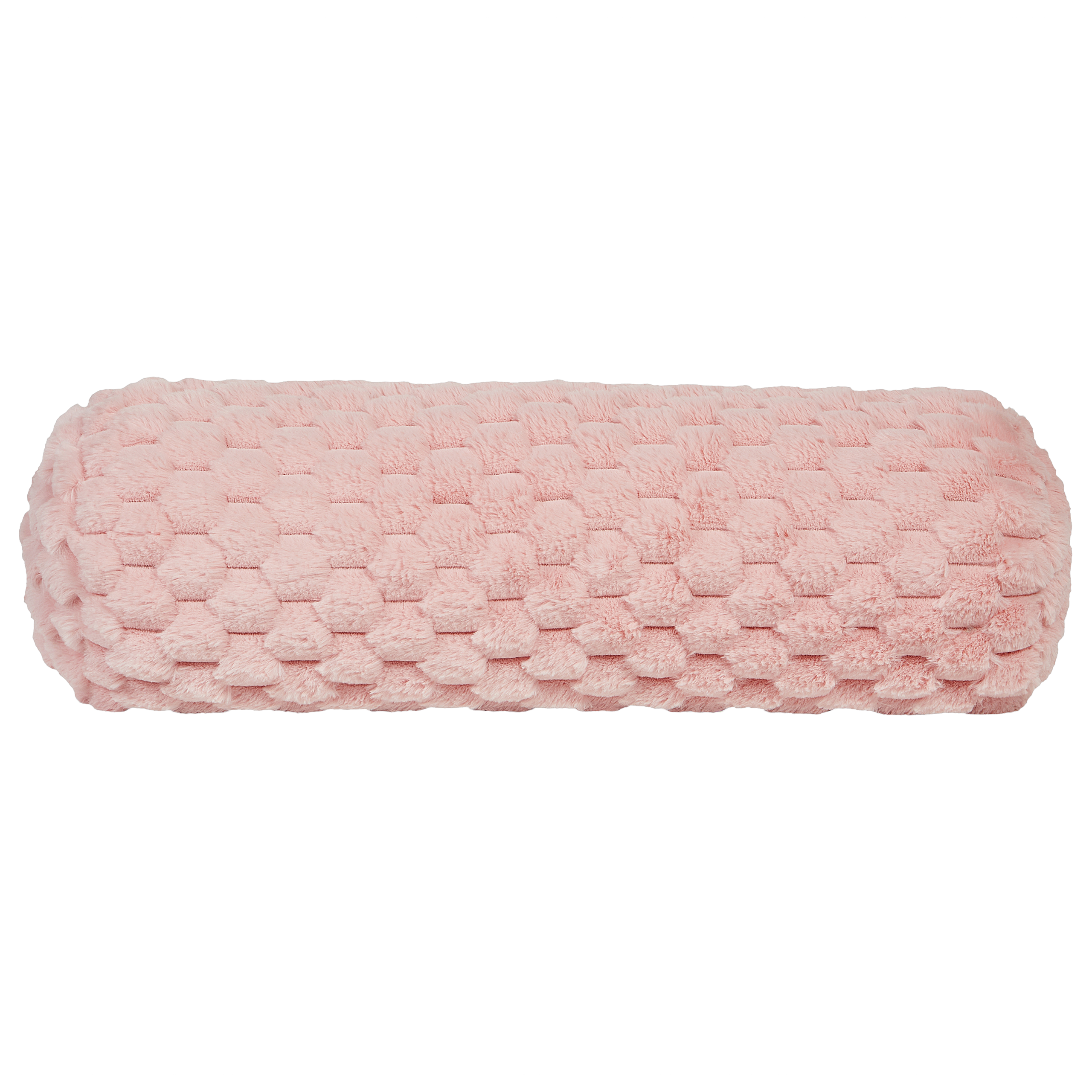 Koristetyyny LINDEN keinoturkis 22 x 60 cm Vaaleanpunainen Hillitty