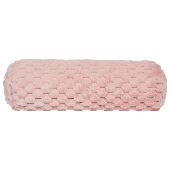 Koristetyyny LINDEN keinoturkis 22 x 60 cm Vaaleanpunainen Hillitty