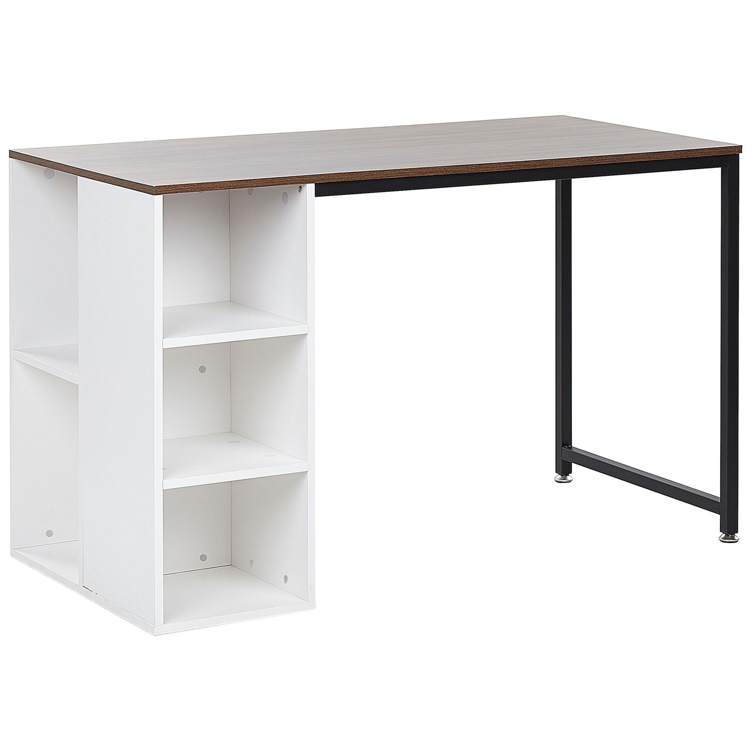 Työpöytä DESE 120 cm 60 cm Ruskea/valkoinen
