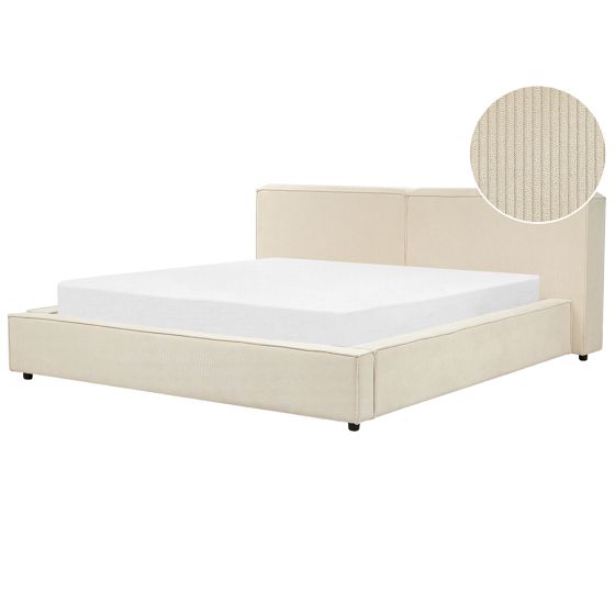Vesisänky vakosametti LINARDS 180 x 200 cm Beige