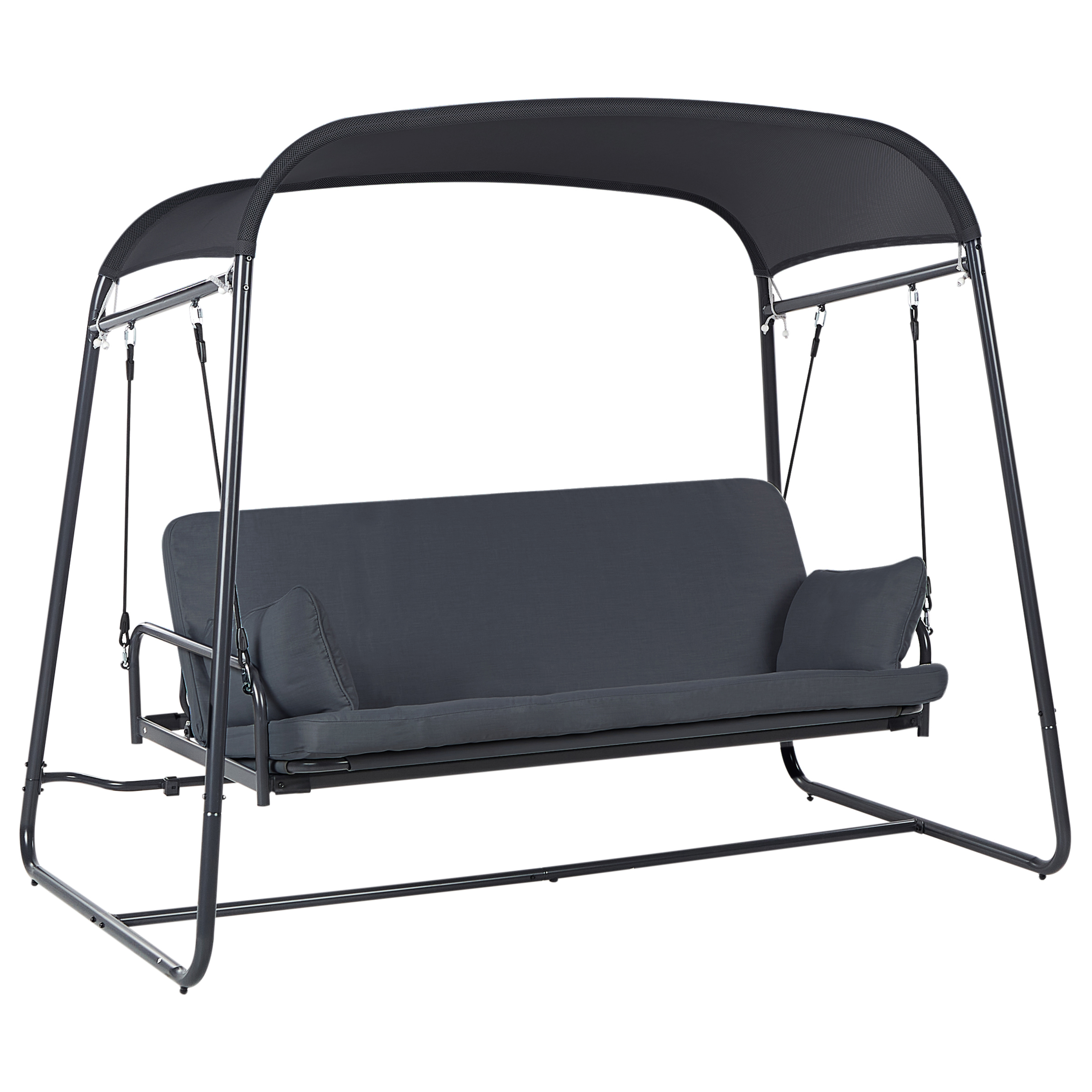 Puutarhakeinu MARSCIANO metalli Tummanharmaa