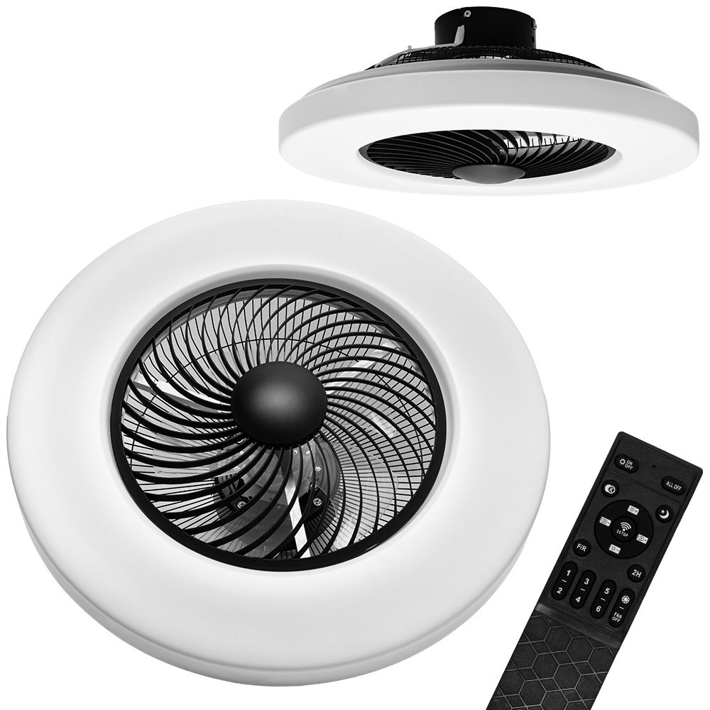 TOOLIGHT kattovalaisin APP1552-C musta, 58x58x23cm