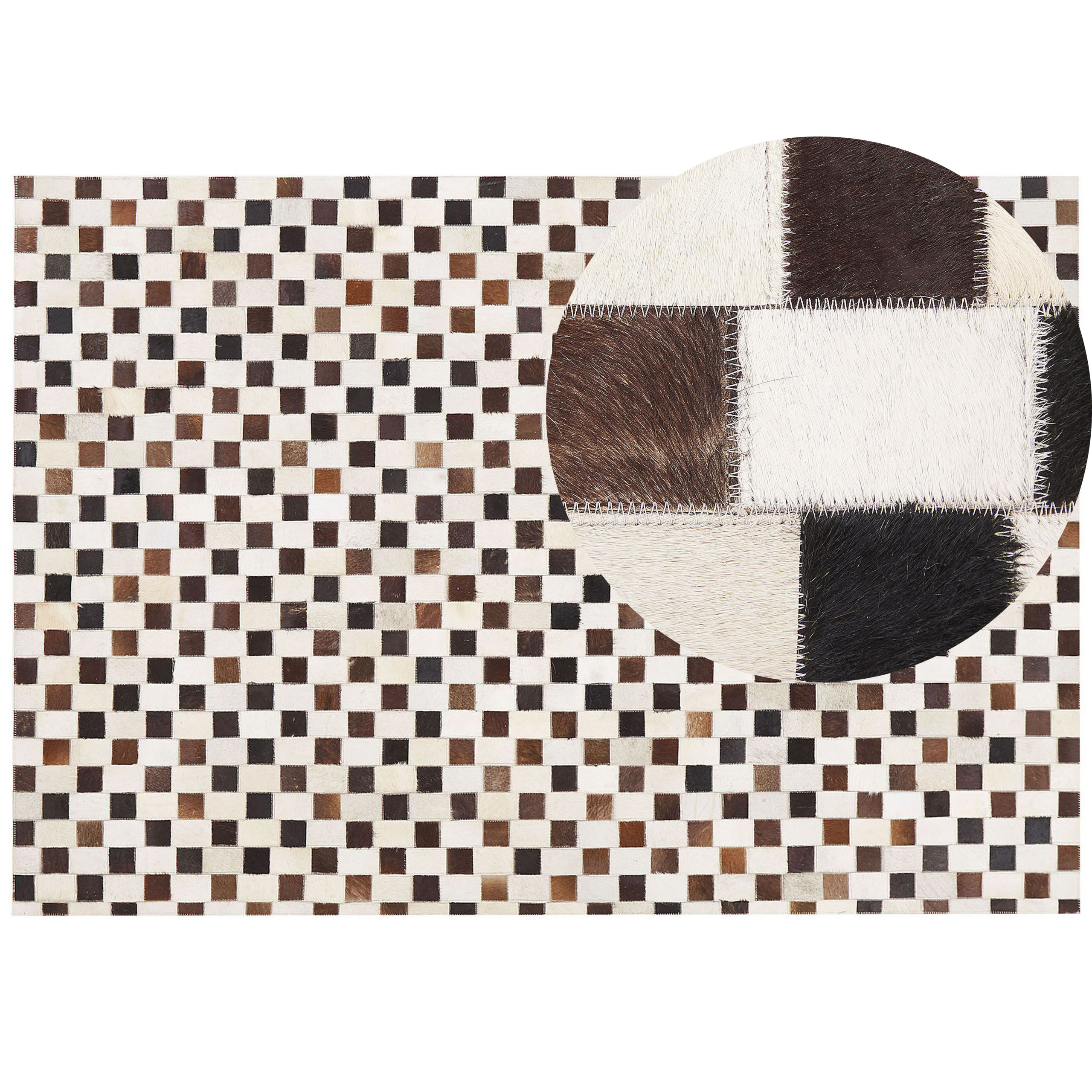 Matto KAYABEY Beige 160 x 230 cm Nahka