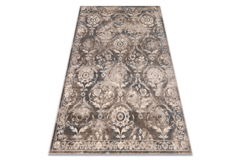 Villamatto NAIN Ornamentti vintage, 7601/51625 beige / sininen 80x150 cm