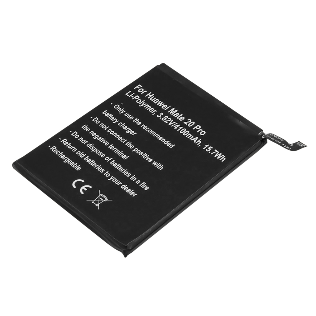 Korvaava akku Huawei Mate 20 Pro:lle Li-Polymer 3,82V 4100mAh