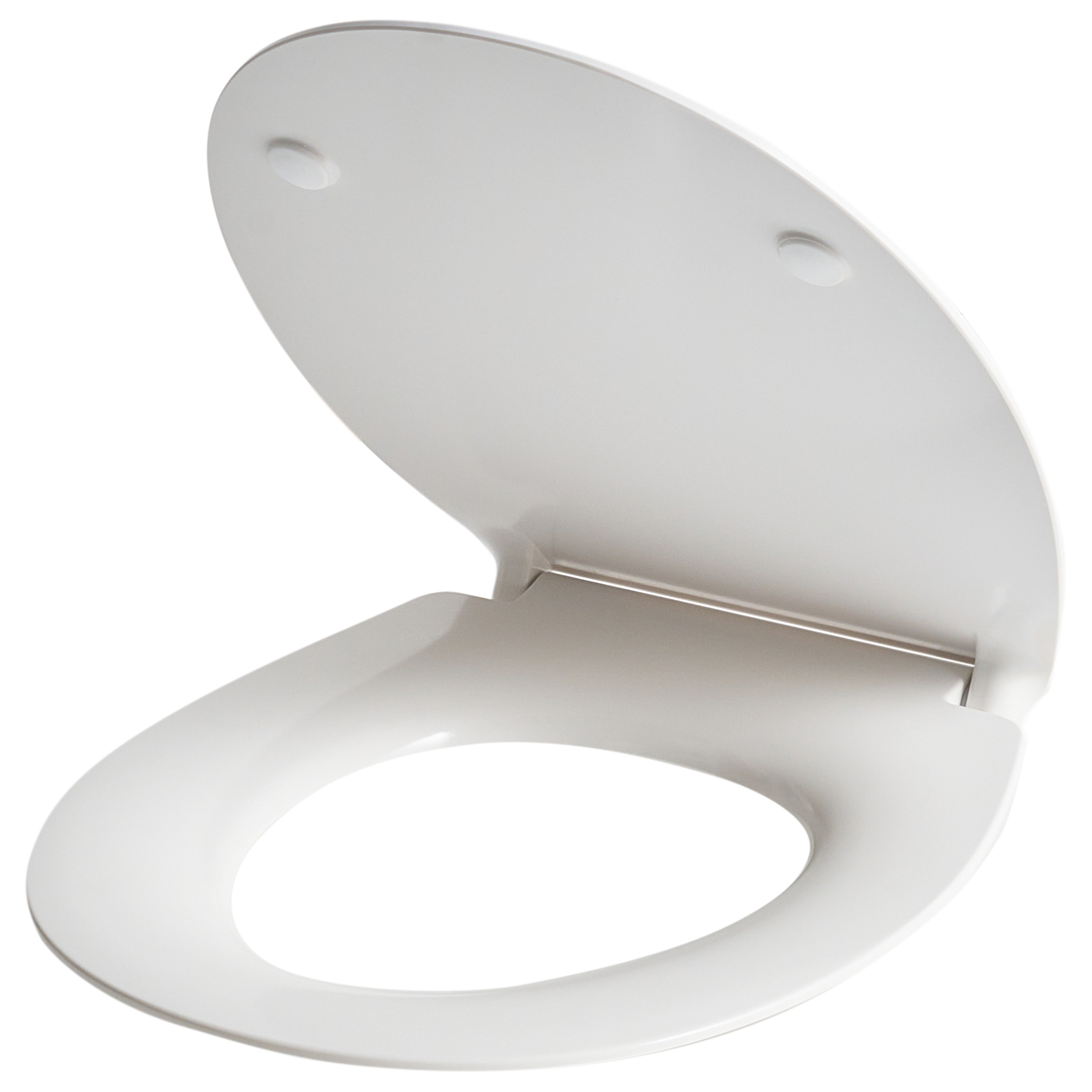 WC-istuinkansi PUTUMAYO  kapea pehmeästi sulkeutuva duroplast Valkoinen