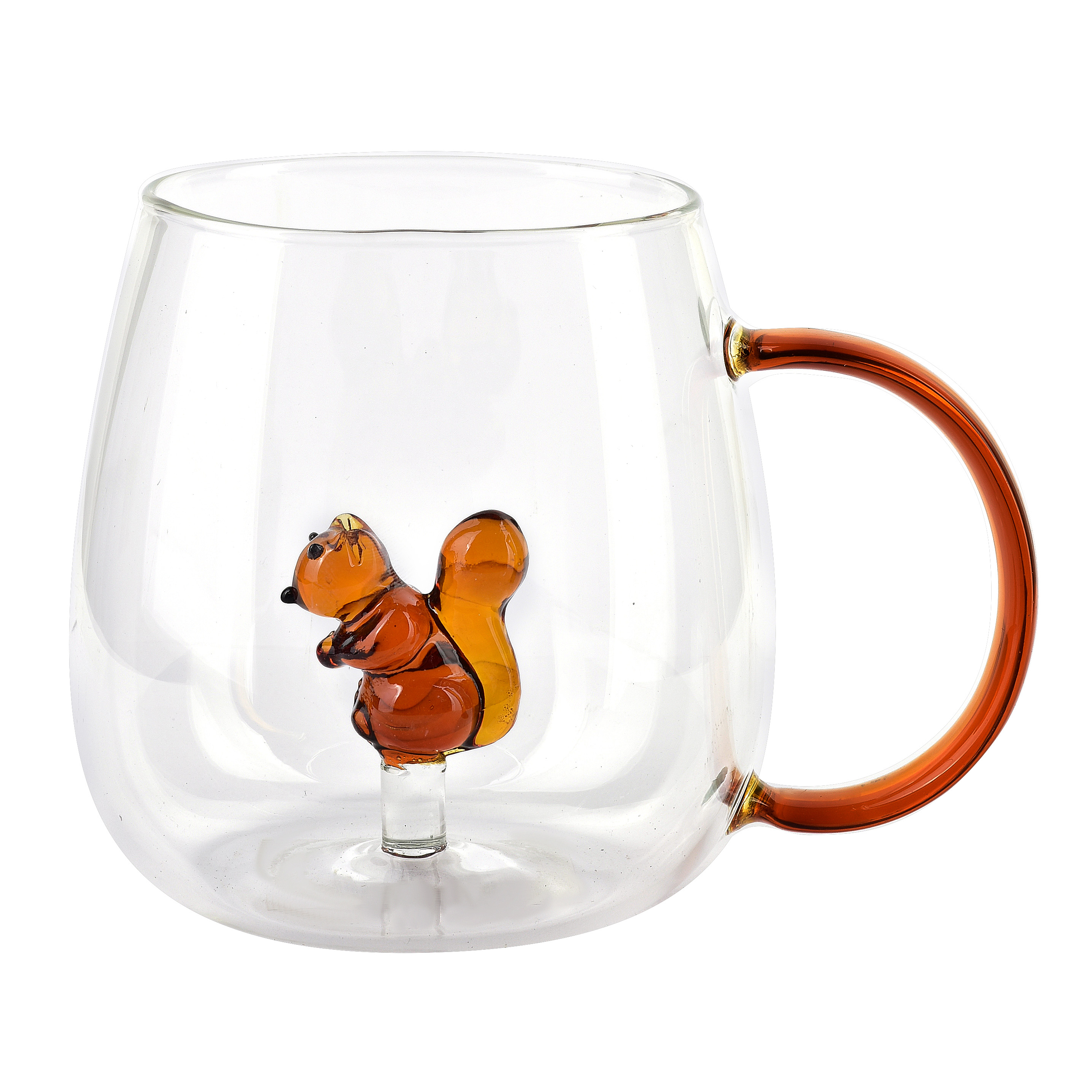 Allesken, läpinäkyvä, borosilikaattilasi muki, 400 ml, P:11.5 x L:9.5 x K:7.5 cm