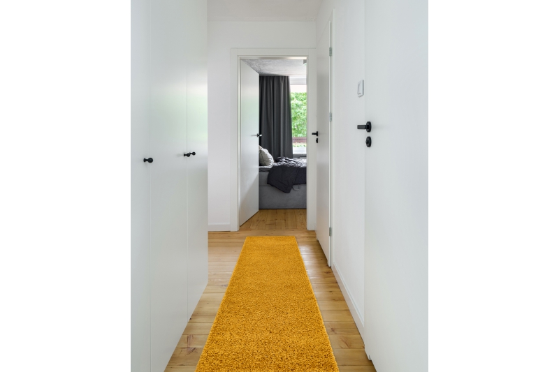 Matto SOFFI shaggy 5  kulta - keittiöön, eteiseen, käytävään 80x250 cm