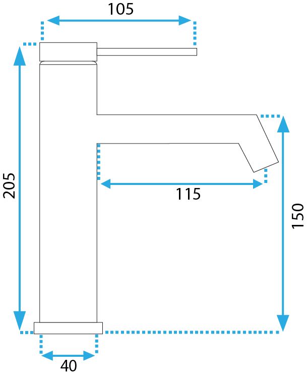 REA Pesuallashana JS-B310BG FOSS 160 harjattu kulta, 16X4X20, 5CM