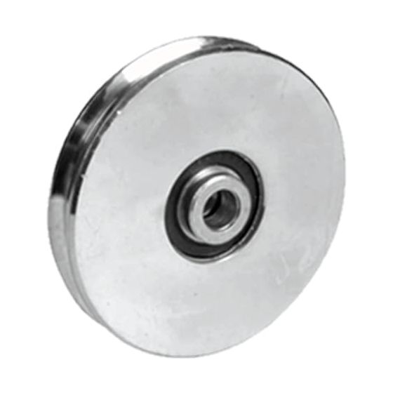 100 mm:n pyöreä urapyörä, jossa 8 mm:n ura kaapelille