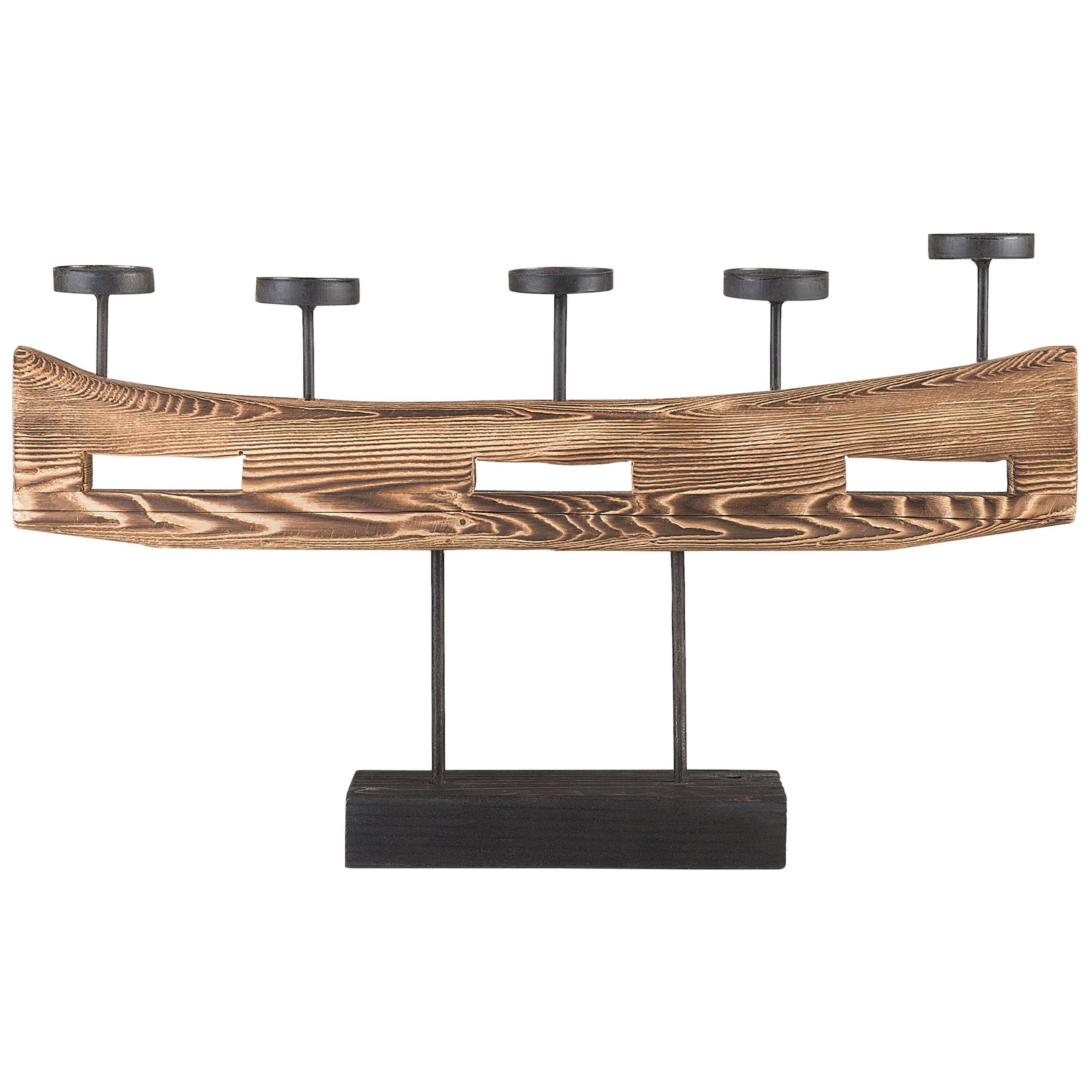 Kynttilänjalka GUATEMALA mänty 36 cm Ruskea