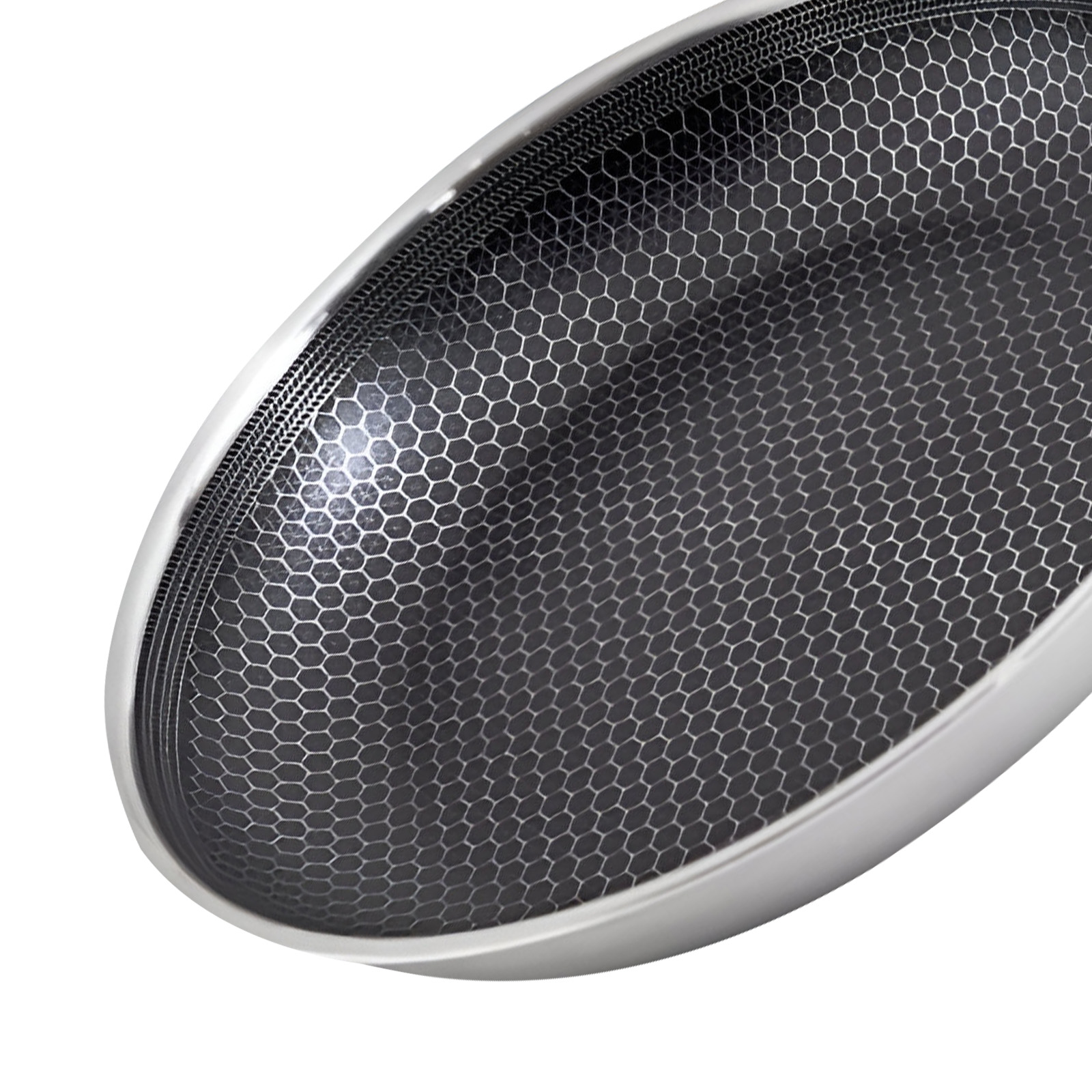 24 cm:n paistinpannu hunajakenno-pinnoitteella ja pitkällä kahvalla