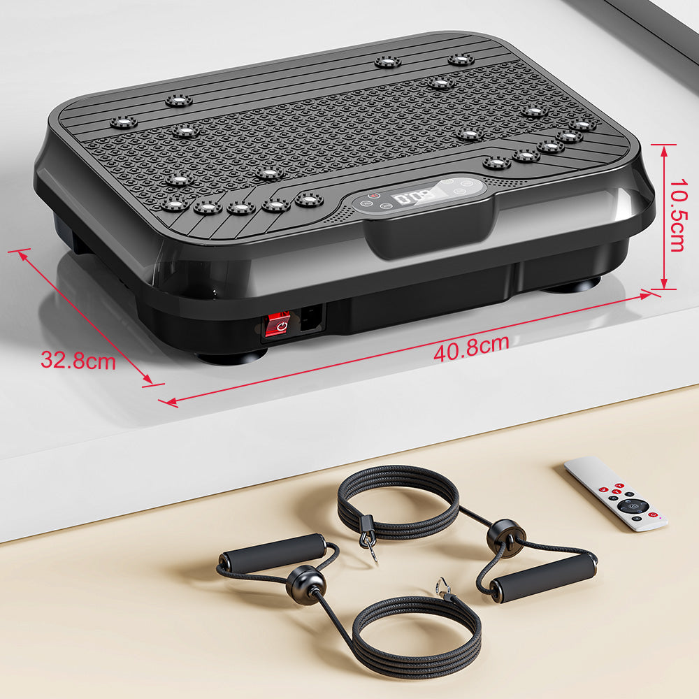 Kuntoilu Värähtelylevy F1 kotiharjoitteluun 250 intensiteettitasoa lihashuoltoon ja kunnon kehittämiseen