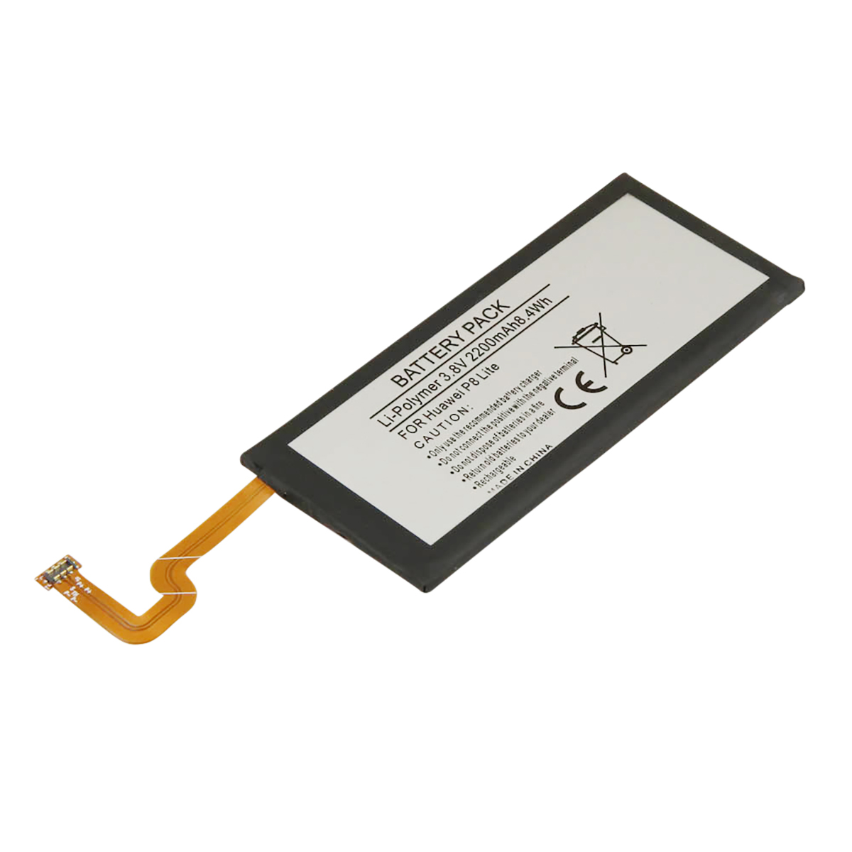 Akku Huawei P8 Lite -malliin Li-polymeeri 3.7V 2200mAh 8.4Wh
