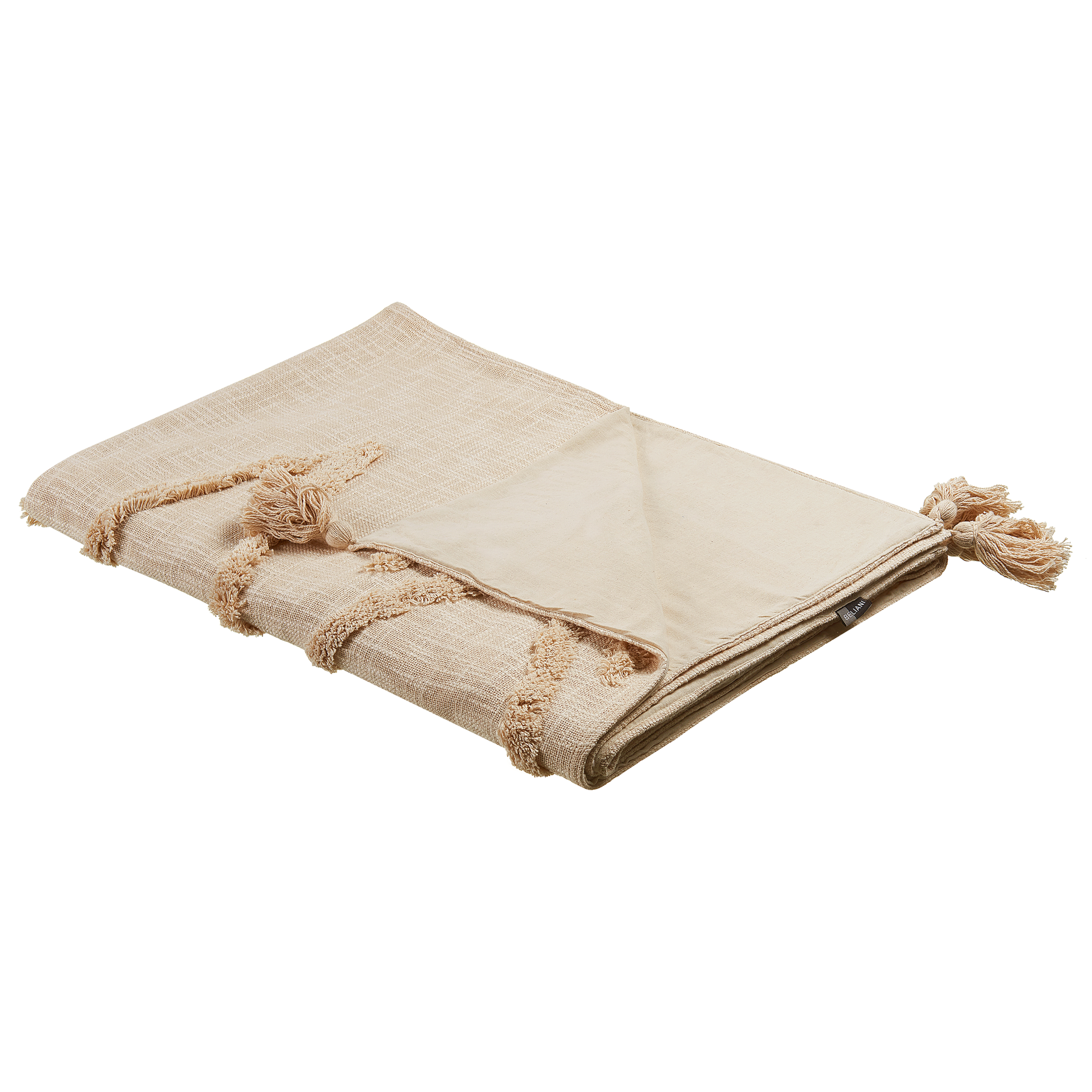 Torkkupeitto MORBI Puuvilla 130 x 180 cm Beige