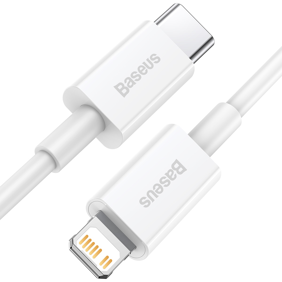 Superior-sarjan USB-C / Lightning PD 20W 2m -kaapeli - valkoinen