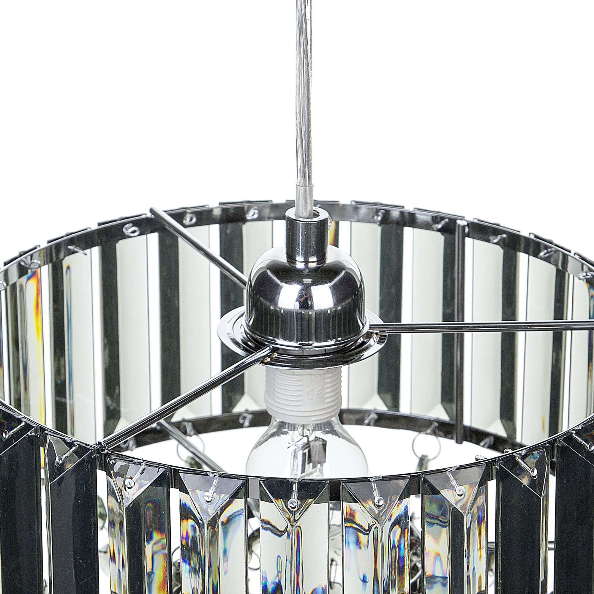 Kattokruunu ADORN metalli Vaaleanharmaa