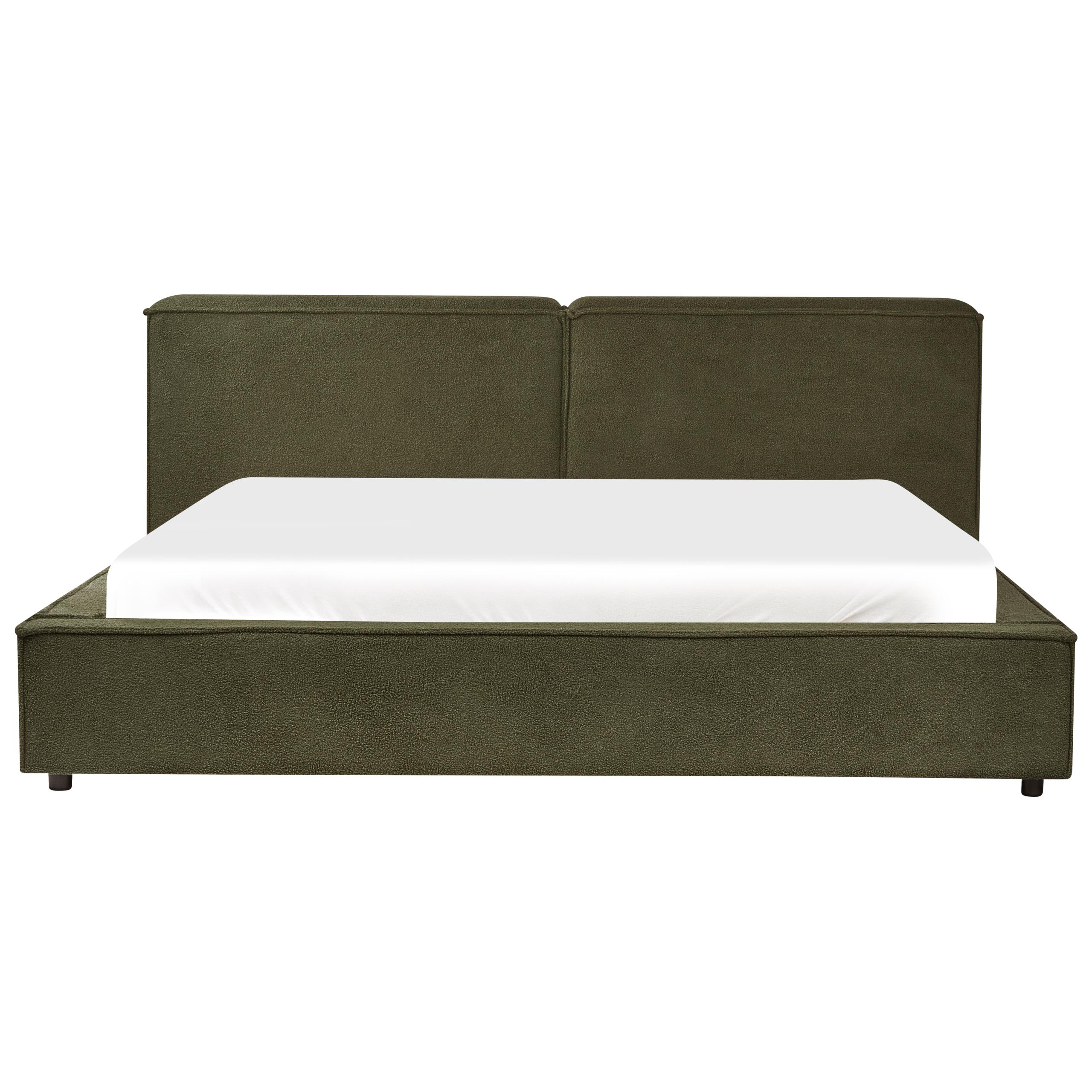 Sänky buklee LINARDS 180 x 200 cm Tummanvihreä