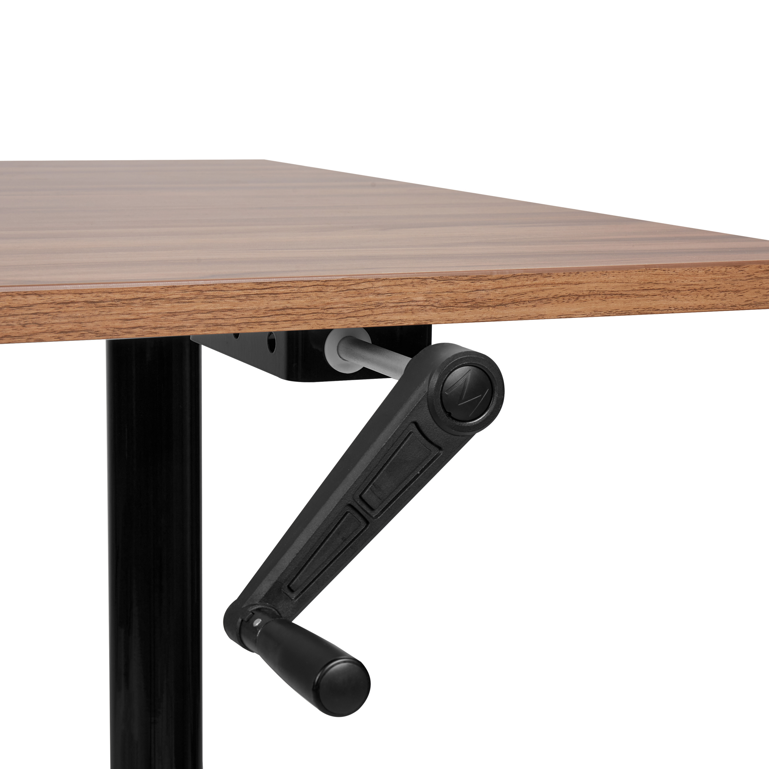 Työpöytä säädettävä DESTINAS 120 cm 72 cm Ruskea/musta