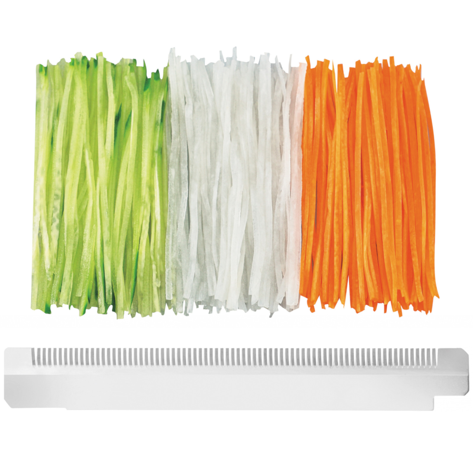 Japanilainen mandoliinileikkuri suikaleille, 3 vaihdettavaa terää, Shogun, 380 x 158 mm