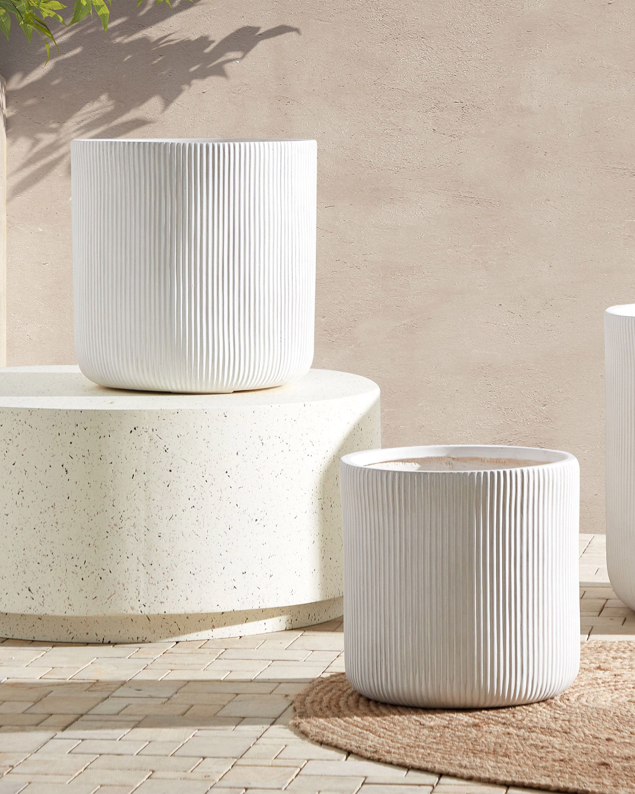 Kukkaruukku OREOI 45 cm Luonnonvalkoinen