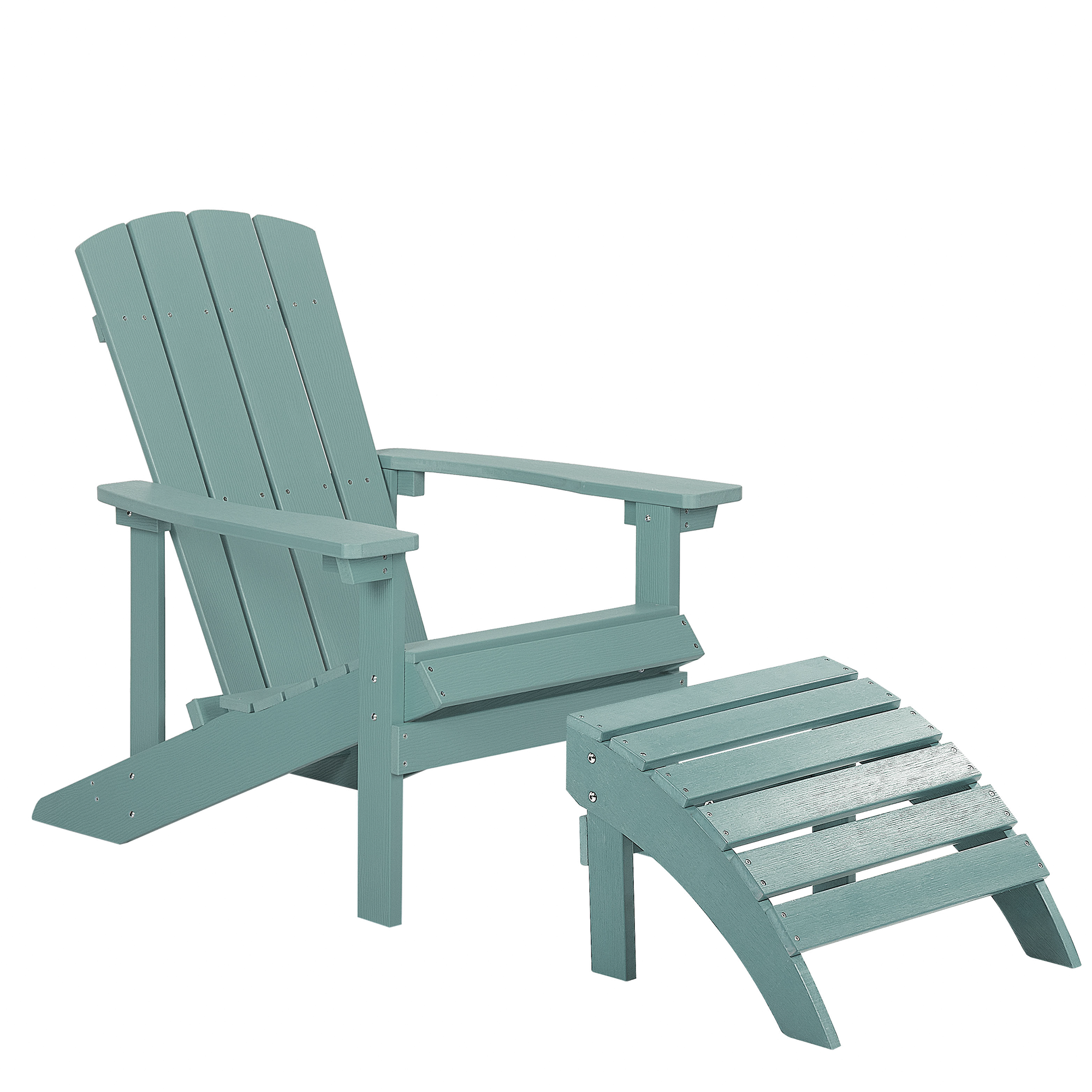Puutarhatuoli ADIRONDACK rahilla Turkoosi
