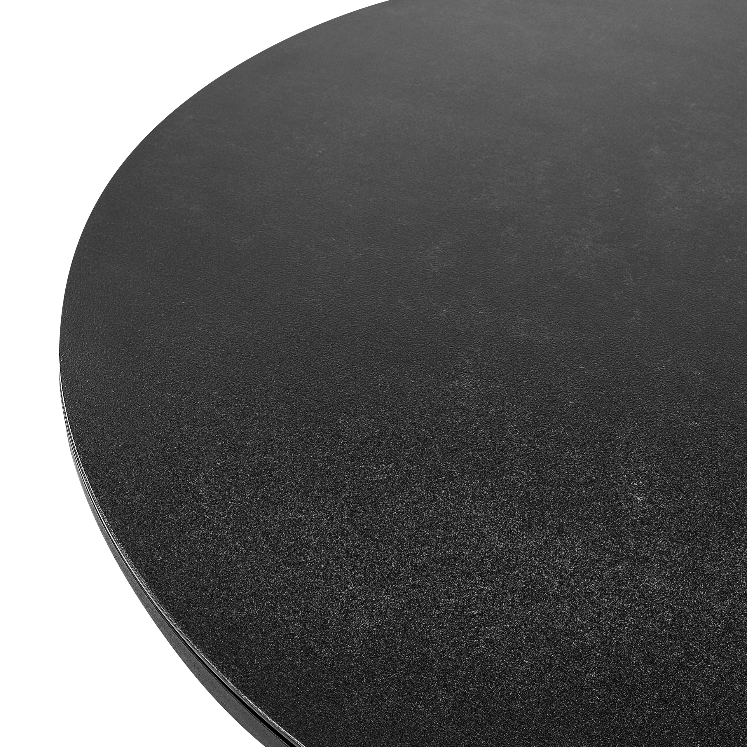 Ulkoruokailuryhmä 4-istuttava OLMETTO/TAVIANO tyynyillä metalli Musta