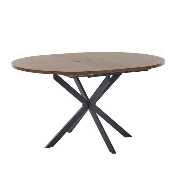 Jatkettava ruokapöytä FRIONA Tummanruskea 110/140 cm 110 cm