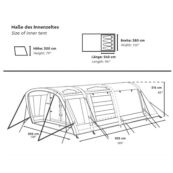TAMBU BISALA 4 | 4 hengen perhetunneliteltta AIR