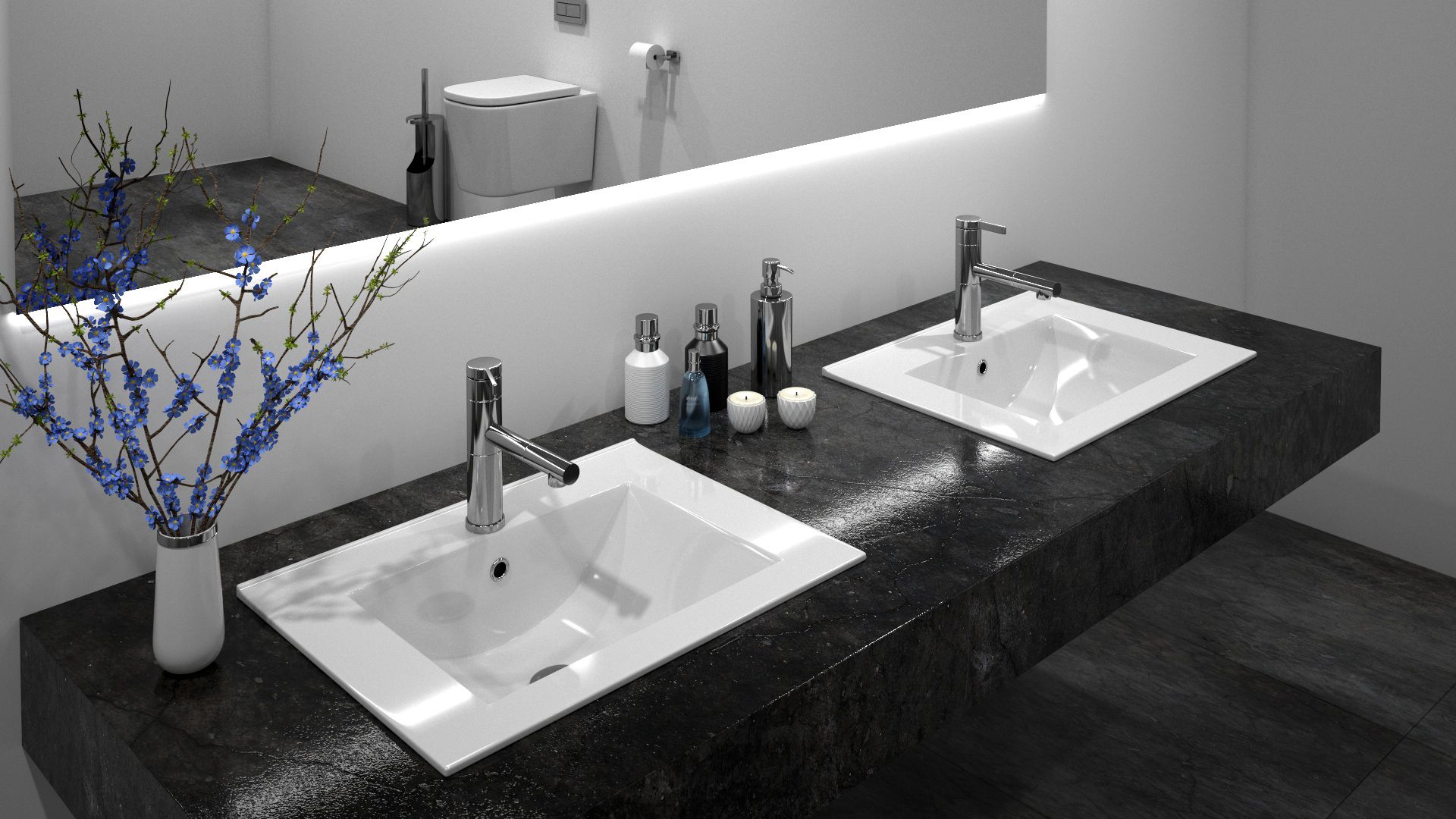 REA Tason Upotettava Pesuallas DAFNE 60, 61,5X46,5X17CM