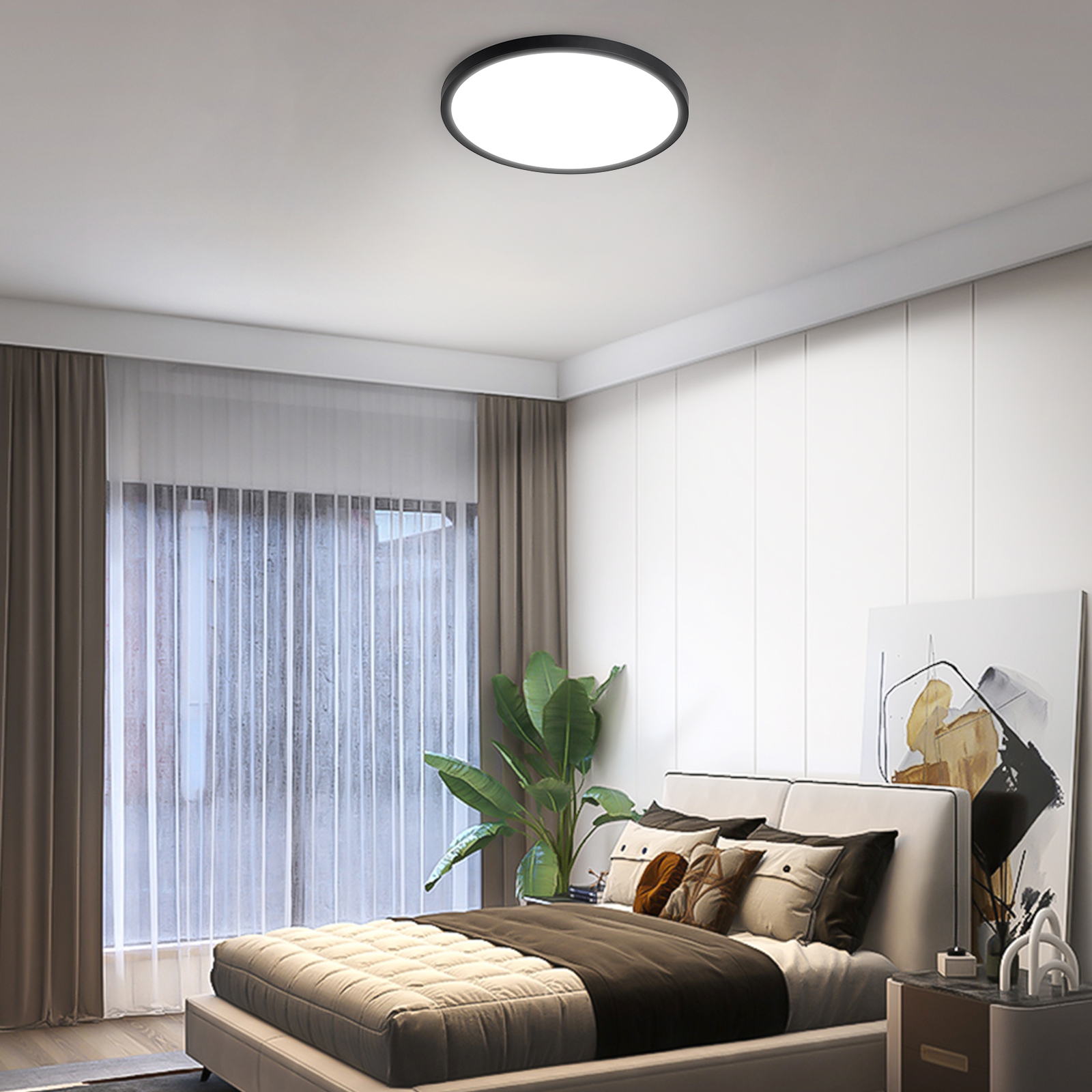ZMH 18 cm 15 W LED-kattovalaisin - moderni valaistus keittiöön ja makuuhuoneeseen