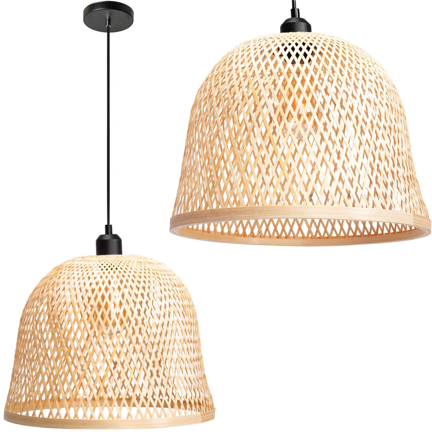 TOOLIGHT riippuva kattovalaisin APP1336-1CP BOHO beige, 26, 5x35x26, 5cm