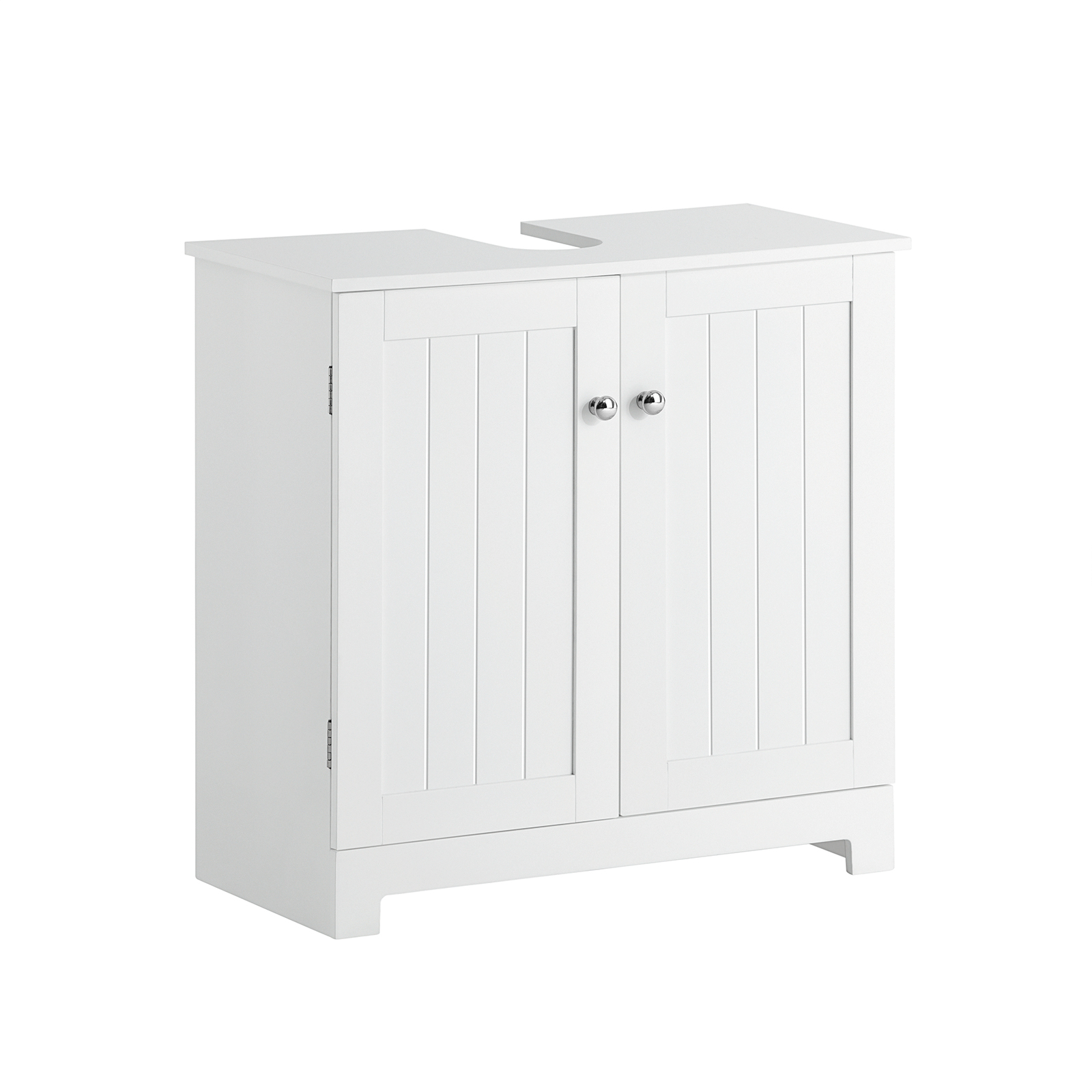 SoBuy Bzr18-w alakaappi, mdf, säästävä & säädettävä, valkoinen