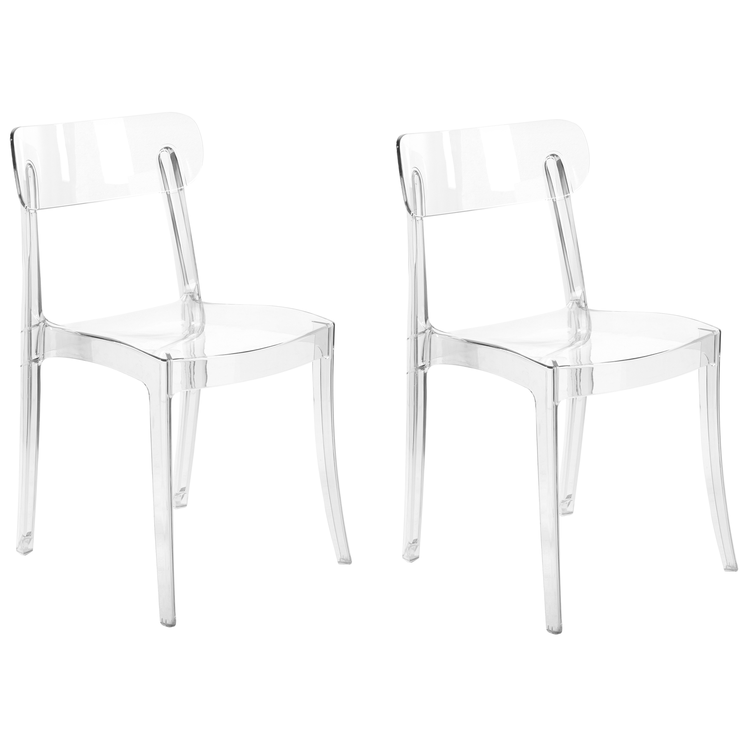 Ruokatuolisetti 2 kpl COVINGTON Kirkas