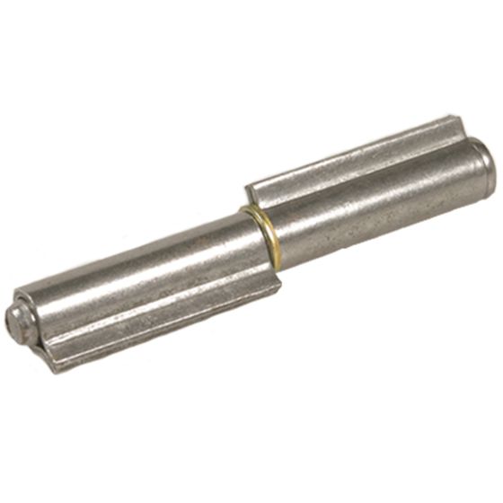 Sarana 80 mm, teräs, laskeutuva profiili, hitsattava, irrotettava tappi