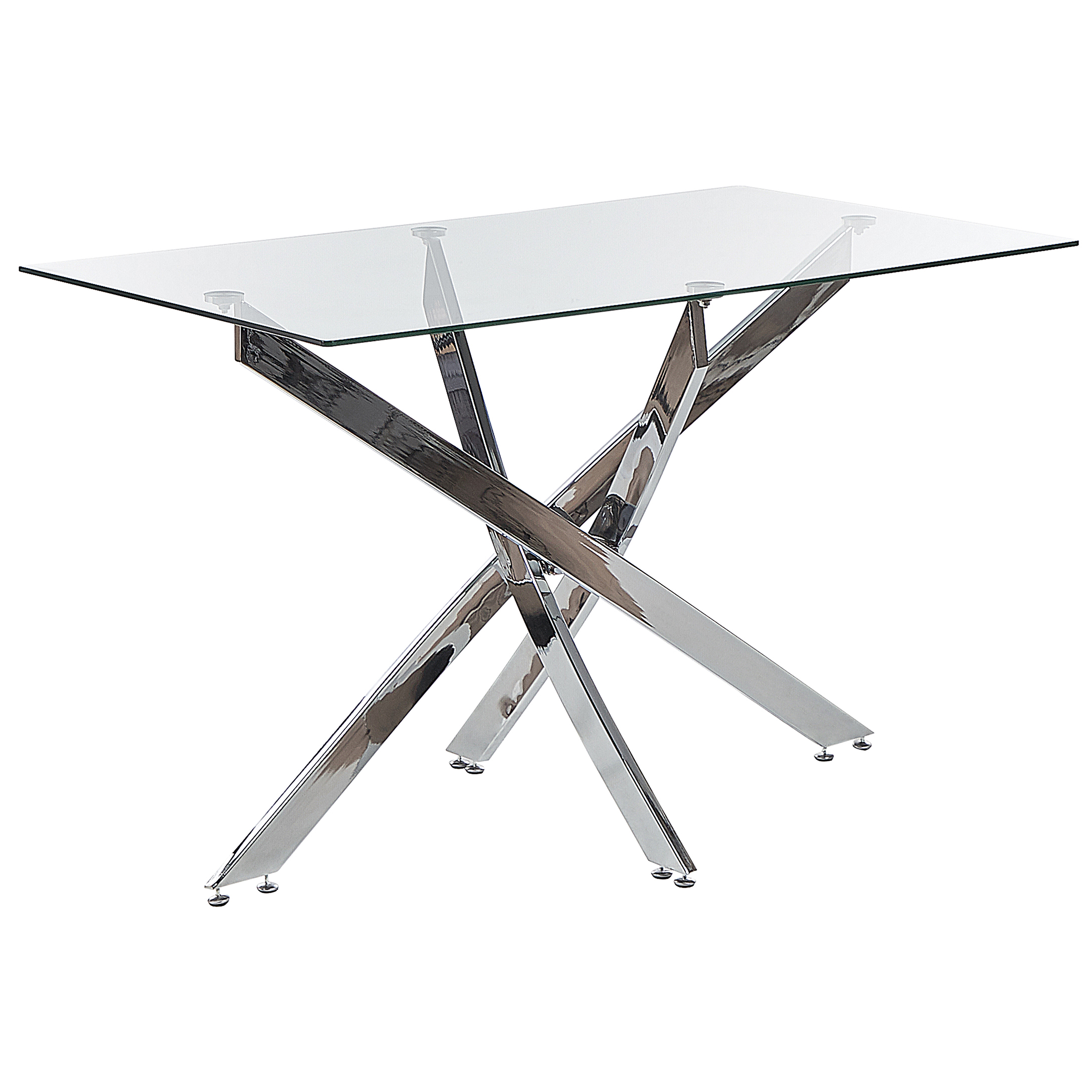 Ruokapöytä MARAMO Hopea 120 cm 70 cm Karkaistu lasi