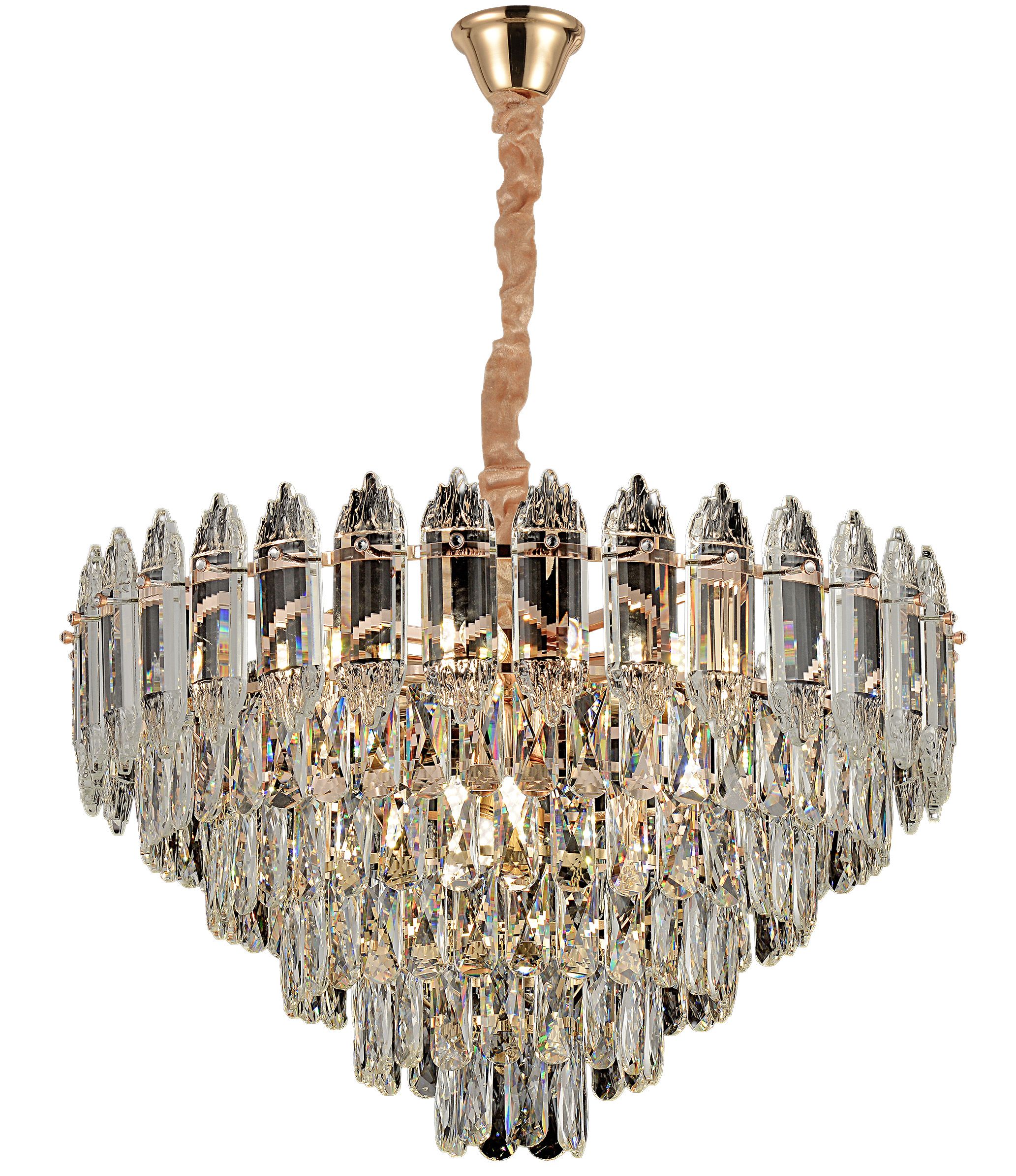 TOOLIGHT riippuva kattovalaisin G057-CP 50CM kulta, 82x48x37cm