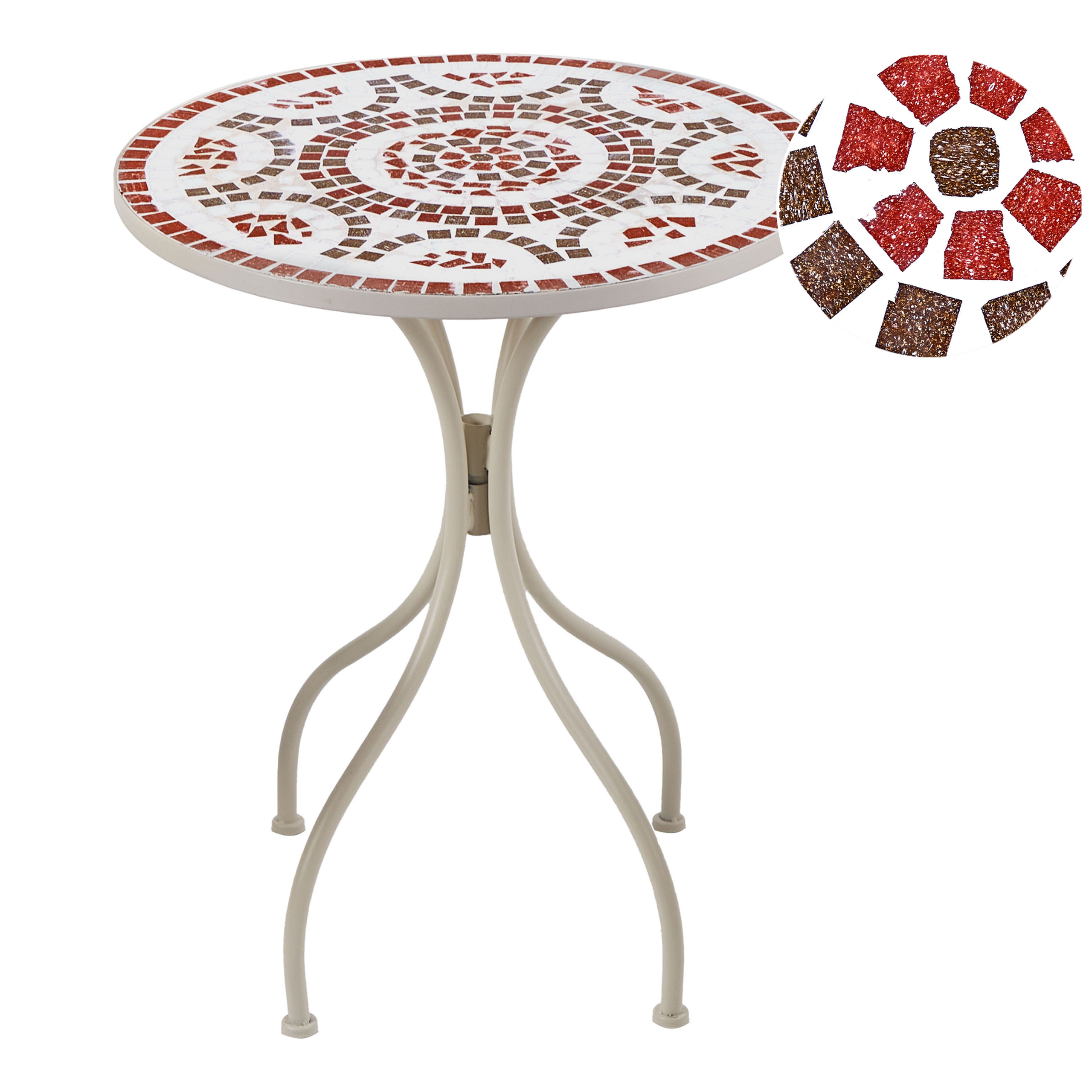 Bistropöytä SPELLO 60 cm 60 cm Valkoinen