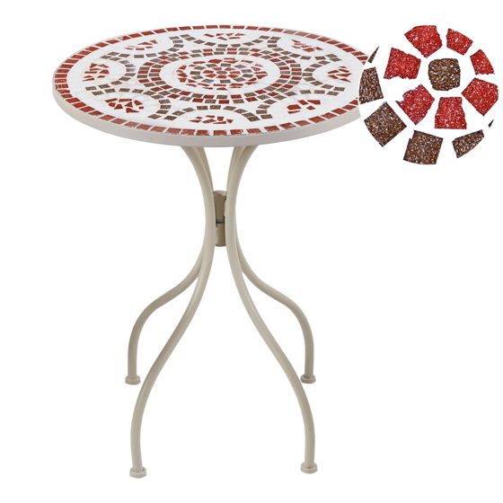 Bistropöytä SPELLO 60 cm 60 cm Valkoinen