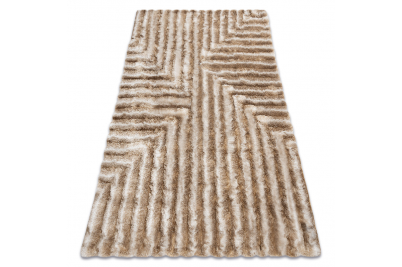Matto moderni FLIM 010-B1 m, Sokkelo - Rakenteellinen beige 120x160 cm