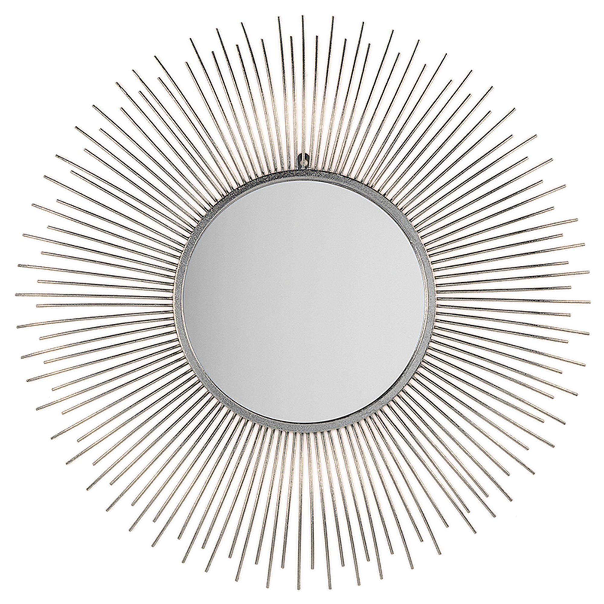 Seinäpeili CILLY 80 cm 80 cm metalli Hopea