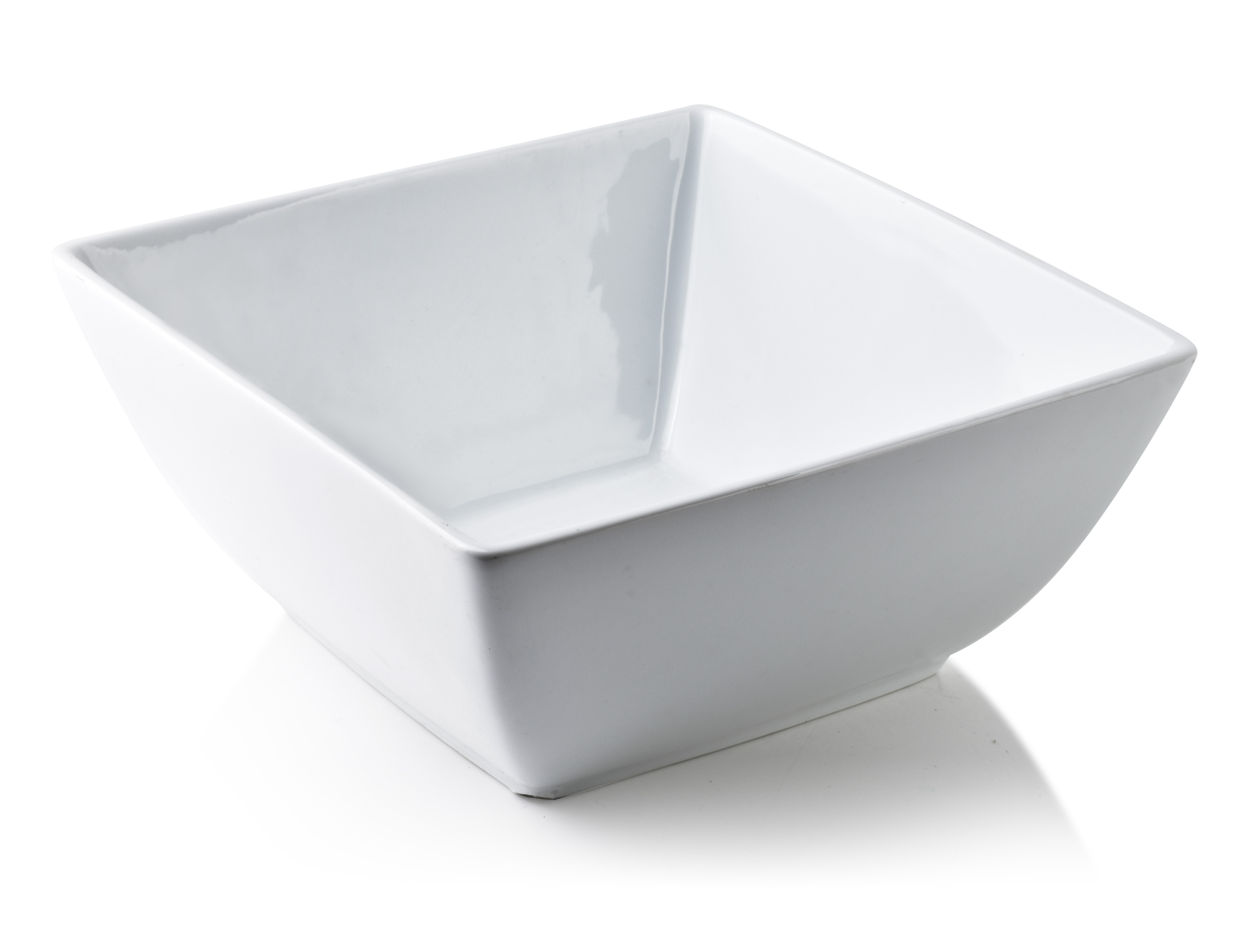 Salaattikulho posliini BASIC Neliö 23x23x10,5 cm valkoinen 1 kpl