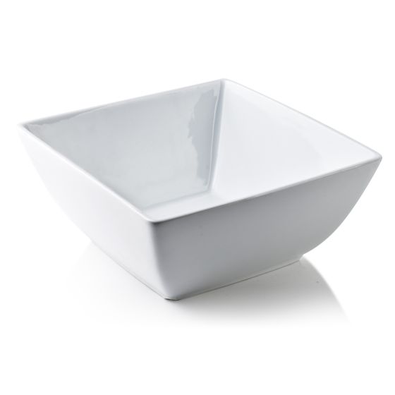 Salaattikulho posliini BASIC Neliö 23x23x10,5 cm valkoinen 1 kpl