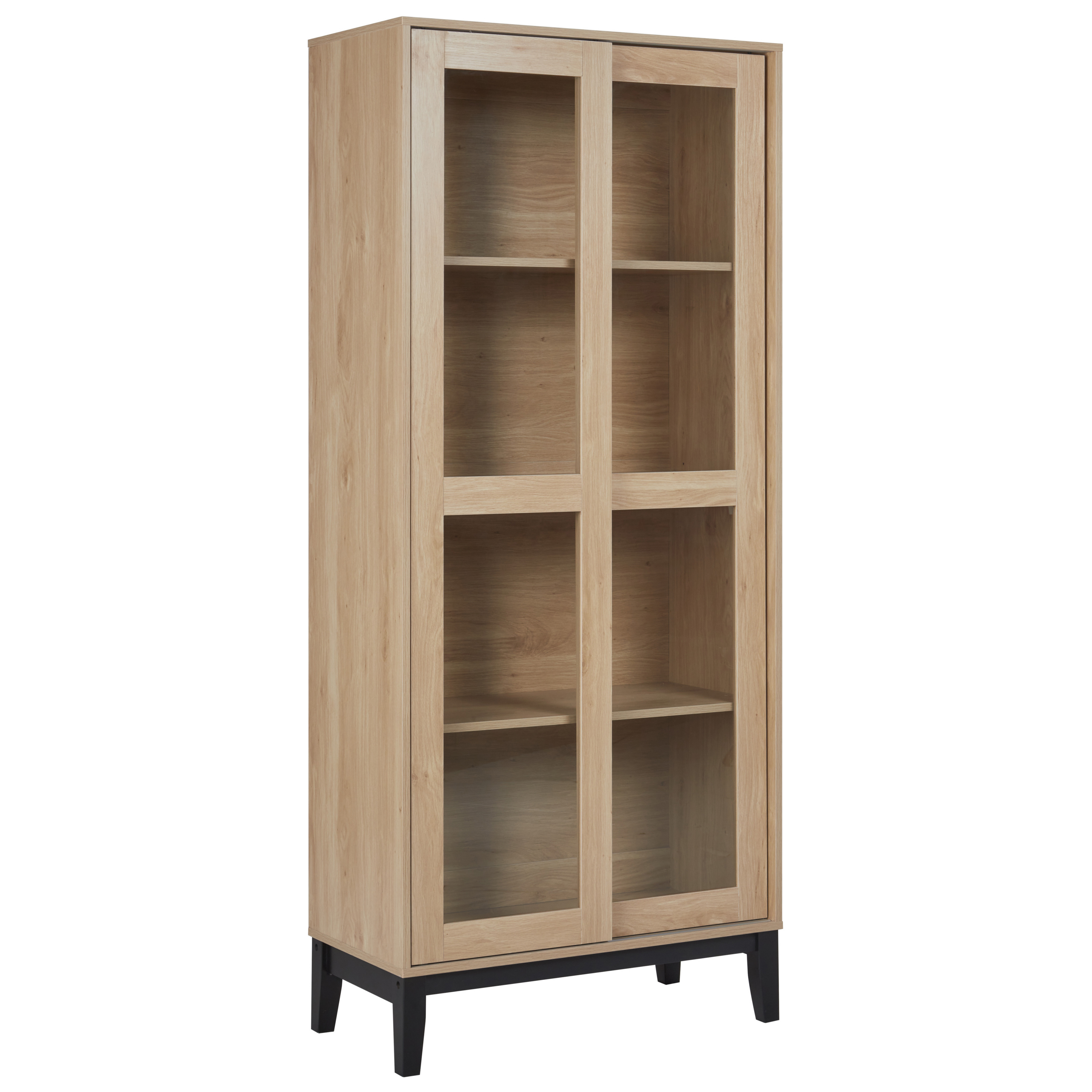 Lasivitriini RUMSON 80 cm Vaaleanruskea