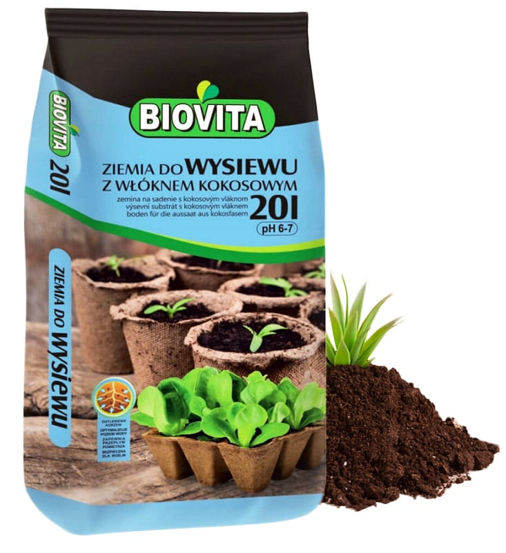 Maaperän kylvöpenkki kookoskuidulla 20l