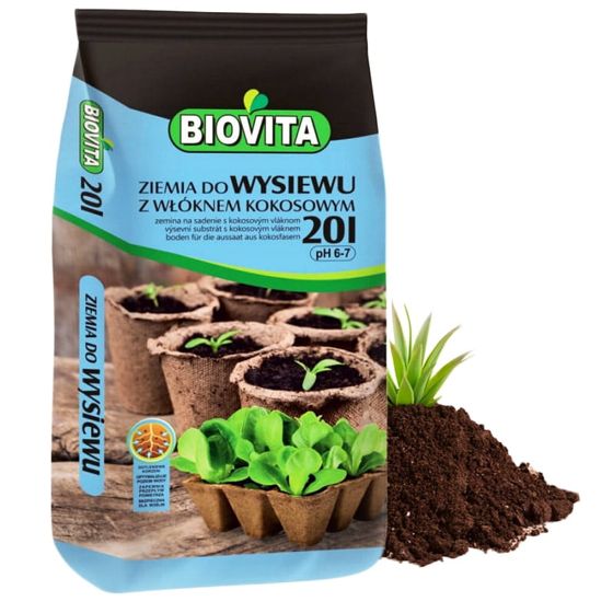 Maaperän kylvöpenkki kookoskuidulla 20l