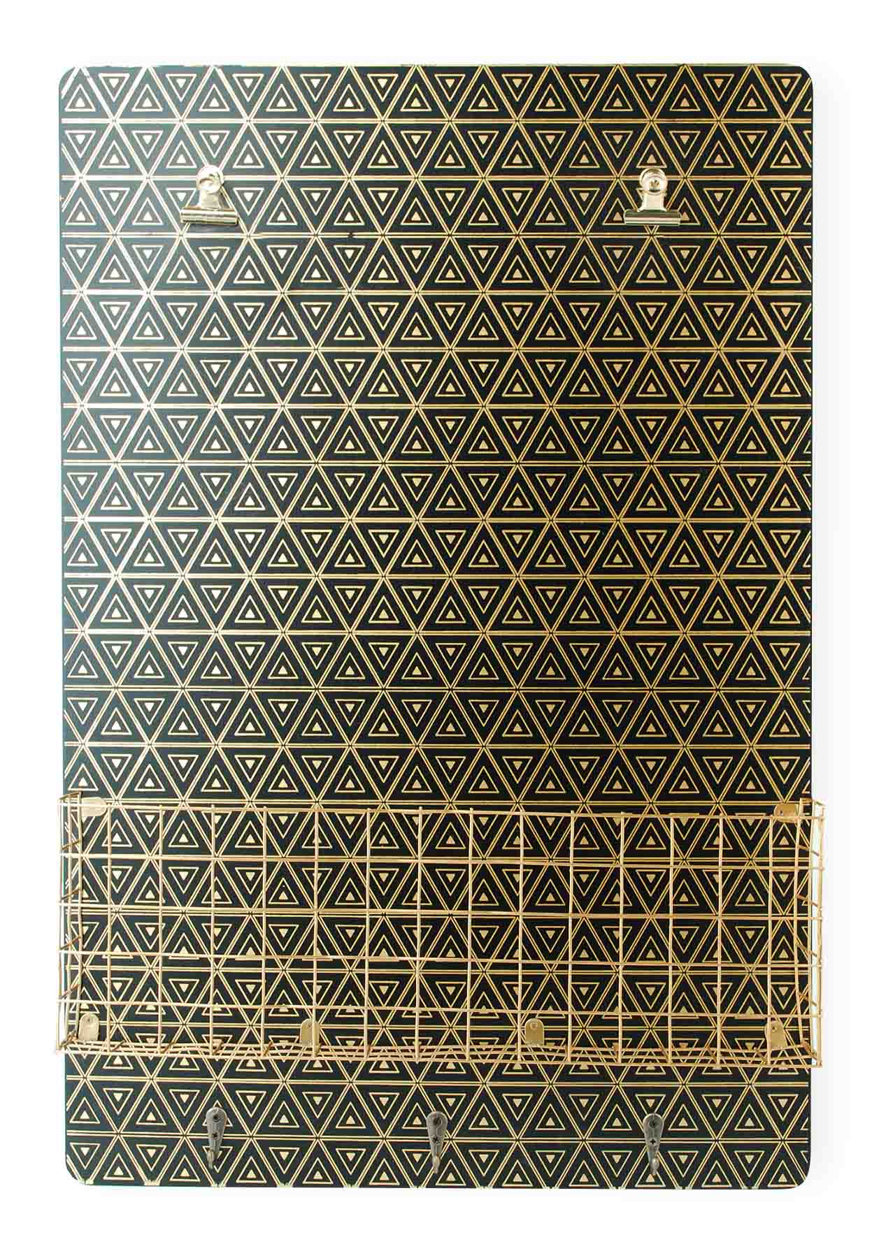 Seinätaulu laatta Mondex SARA GOLD 40x6x60 musta-kultainen 1kpl