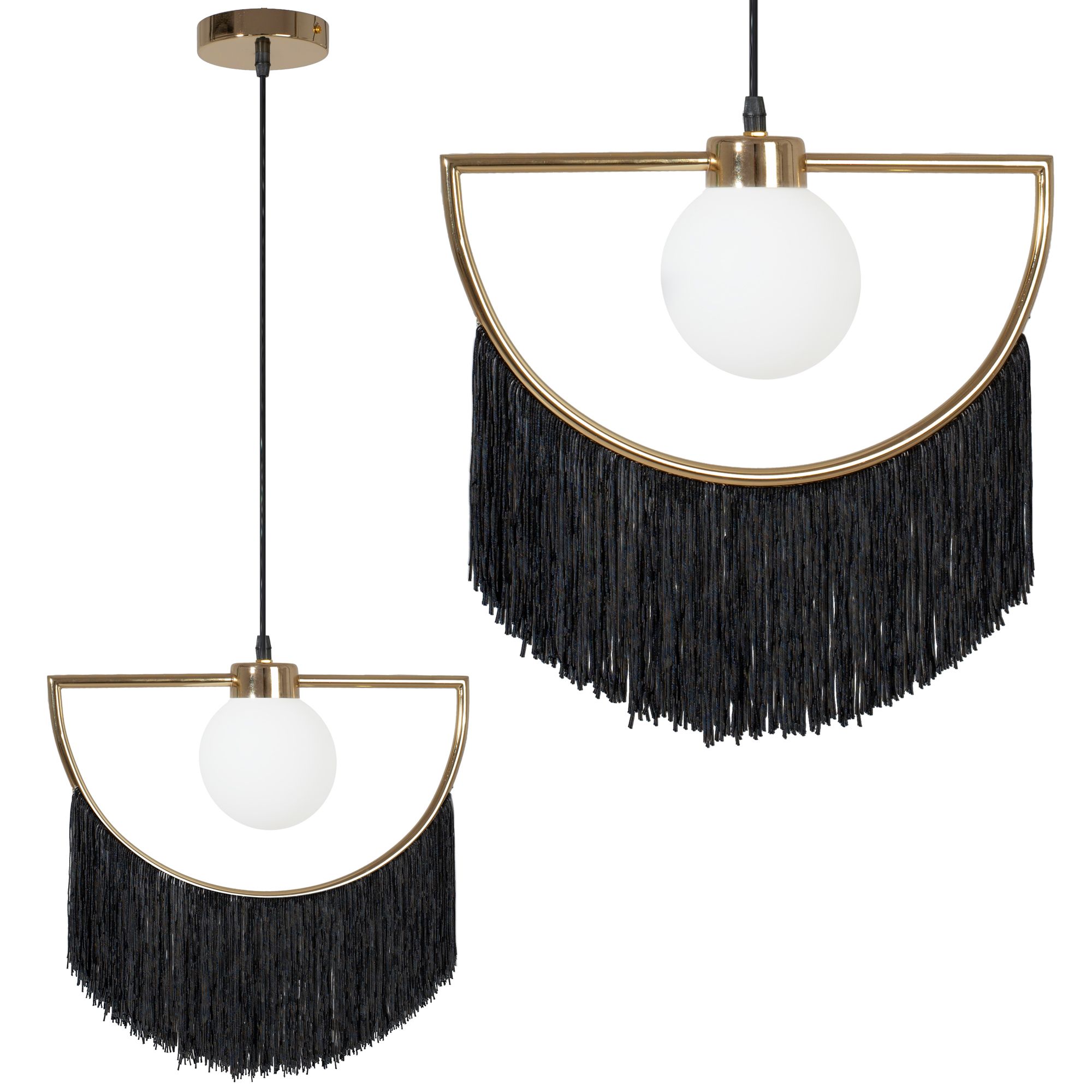 TOOLIGHT riippuvalaisin APP968 Musta, 38x38x155cm