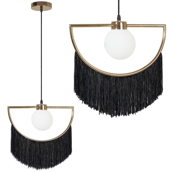 TOOLIGHT riippuvalaisin APP968 Musta, 38x38x155cm